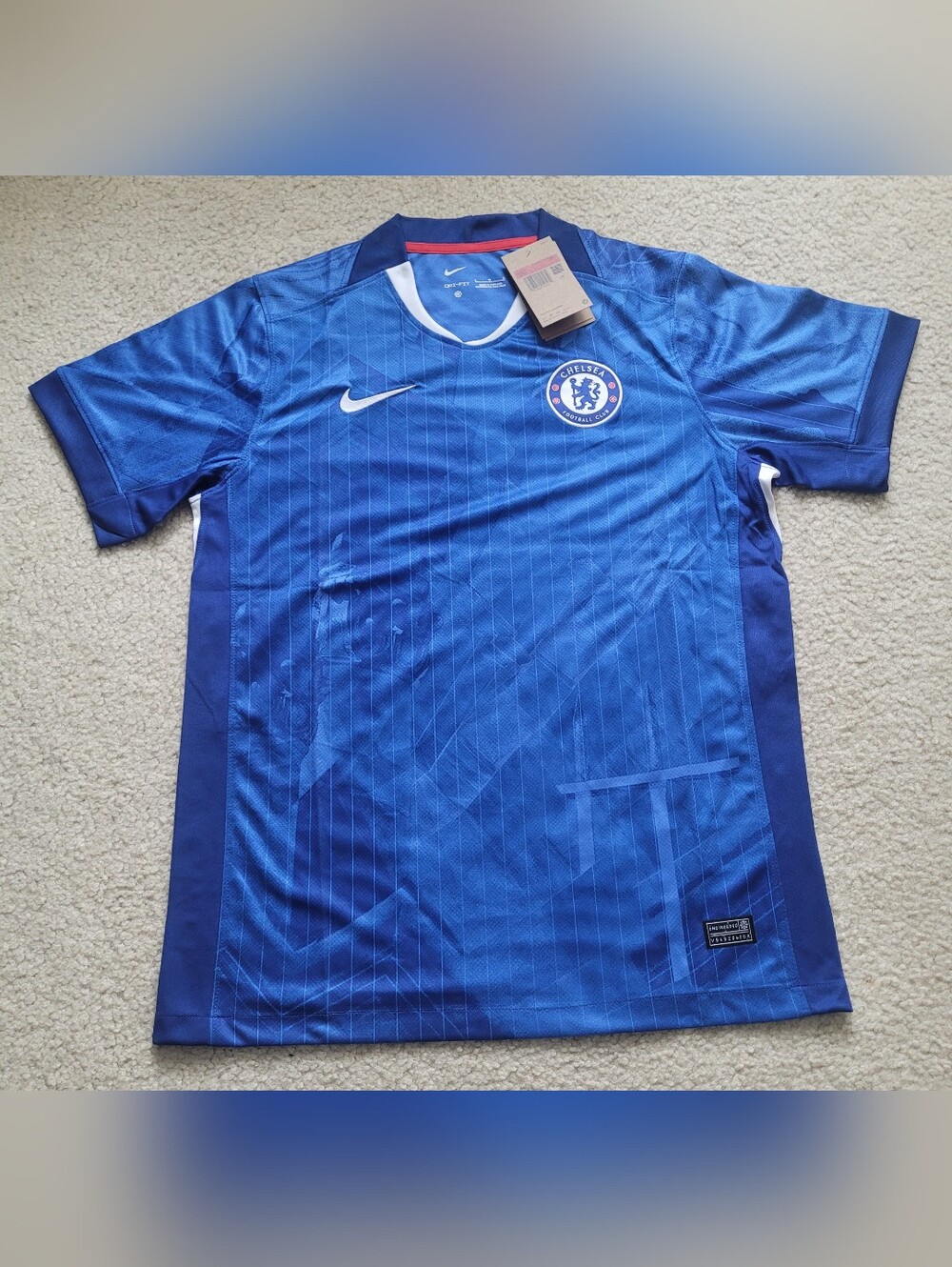 Nike Chelsea Football Club 2025/26 Stadium Home Dri FIT Soccer Jersey Men L